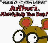 Arthur's Absolutely Fun Day screenshot 3 for GameBoy Color